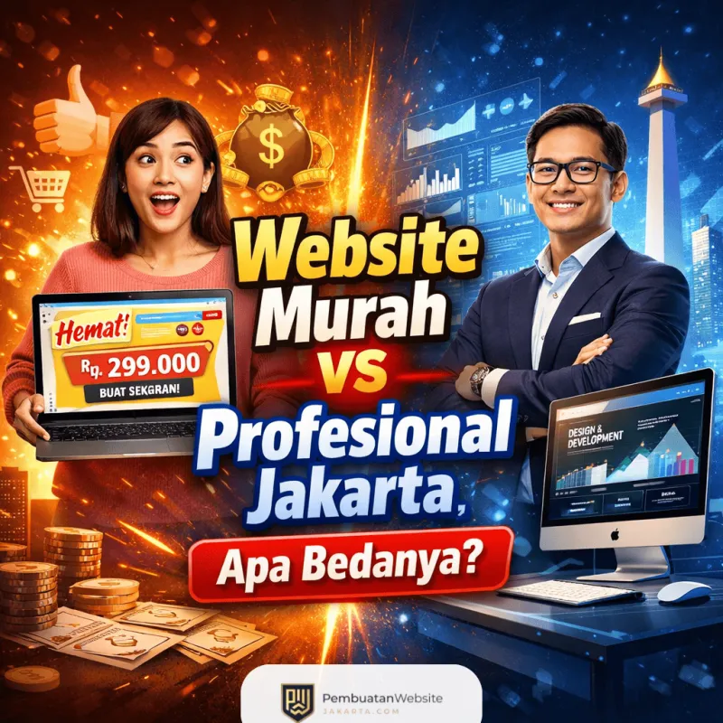 Website Murah vs Profesional Jakarta, Apa Bedanya?